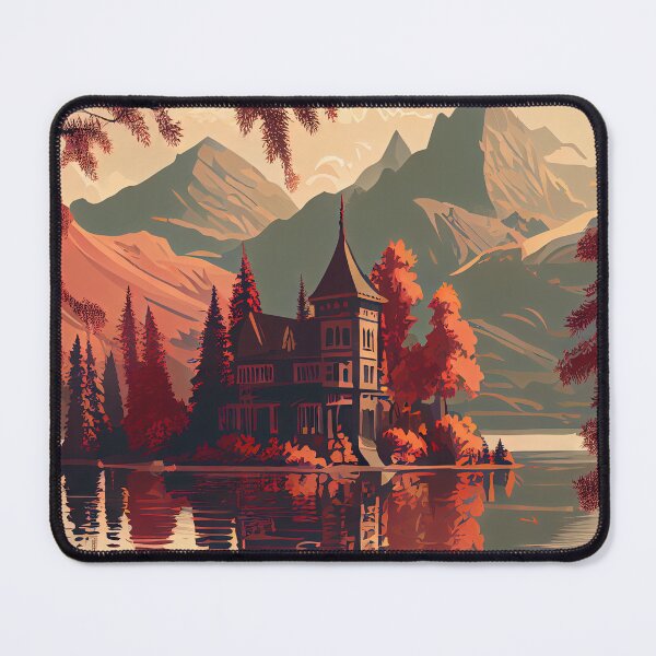 Item preview, Castle on the Alpine Lake designed and sold by FireScreen.