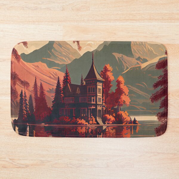 Item preview, Castle on the Alpine Lake designed and sold by FireScreen.