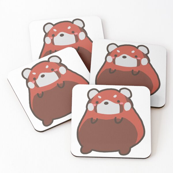 Item preview, Chubby Red Panda Bear designed and sold by ahahaitsart.