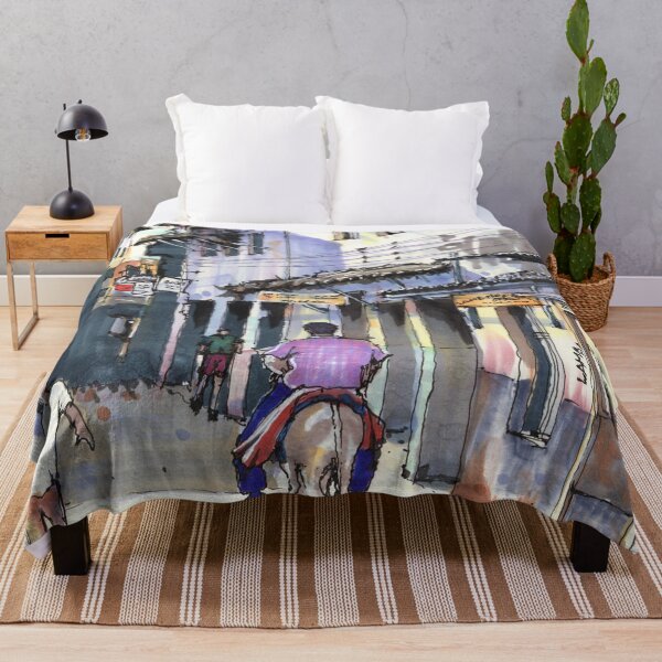 Item preview, Street Scene with Donkey designed and sold by Gregg Brown.