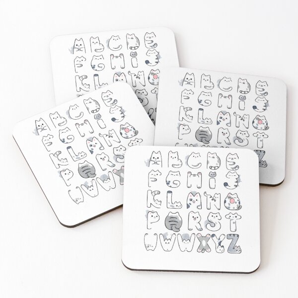 Item preview, CAT ALPHABET designed and sold by Sameart ⭐⭐⭐⭐⭐.