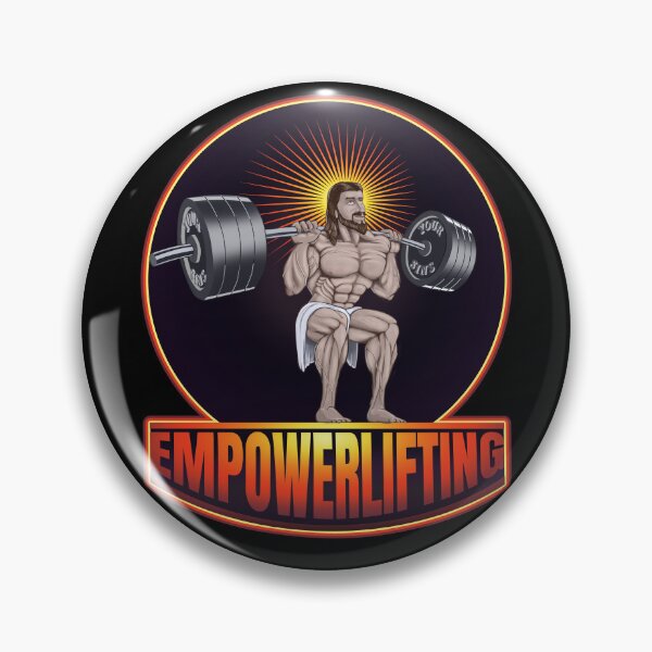 Item preview, Empowerlifting Jesus designed and sold by Caummon Thread.