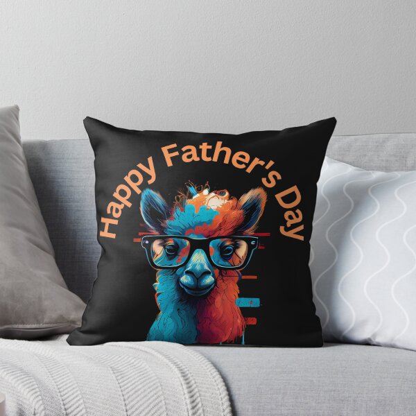 Item preview, Happy Father's Day: Illustration of a 'Cool' Llama designed and sold by MTJ-Mushrooms.