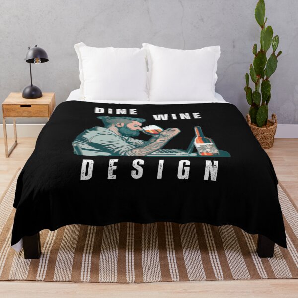 Item preview, Wine, Dine, and Design  designed and sold by blakfrog.