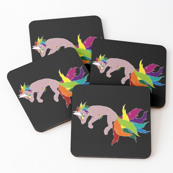 Item preview, Kitsune of the Rainbow designed and sold by RavenQuillArt.