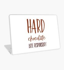 Hard Chocolate Bite Responsibly Laptop Skin