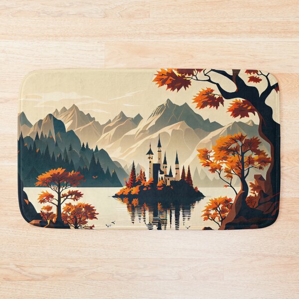 Item preview, Castle on the Alpine Lake designed and sold by FireScreen.