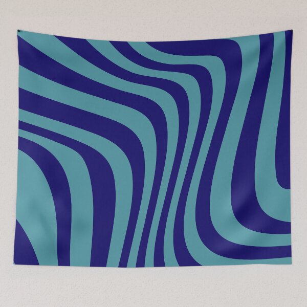 Item preview, Beautiful zebra pattern with shades of blue designed and sold by TeePassion.