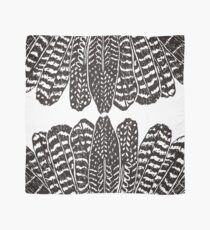 Tribal Feathers Black Scarf