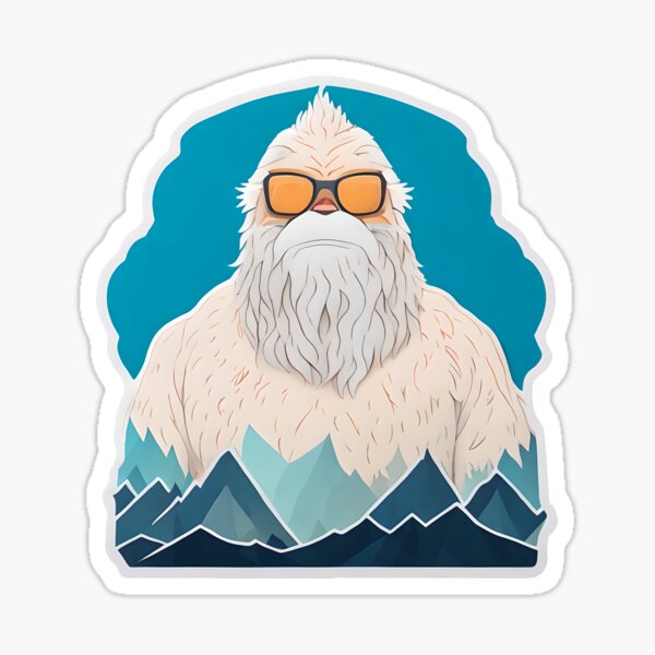 Artikel-Vorschau von Coole Yeti Vibes - Fabelwesen mit Sonnenbrille und Hipster Style, designt und verkauft von prisoner404.