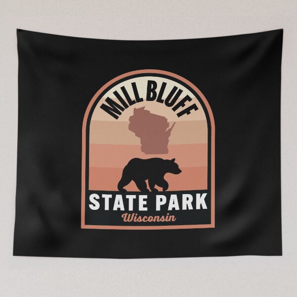 Item preview, Mill Bluff State Park WI Bear designed and sold by HalpinDesign.