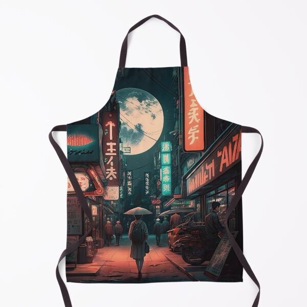 Item preview, Digital art. imaginary japanese city designed and sold by Creativaity.