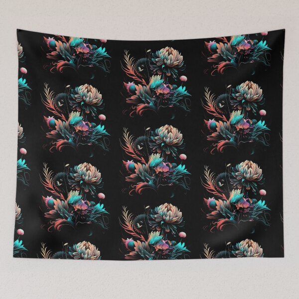 Item preview, Absolute Masterpiece Vibrant Colors Intricate Details Floral Design designed and sold by digitaldreamHD.