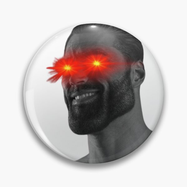 Item preview, GigaChad Laser Eyes designed and sold by jordanrkid.
