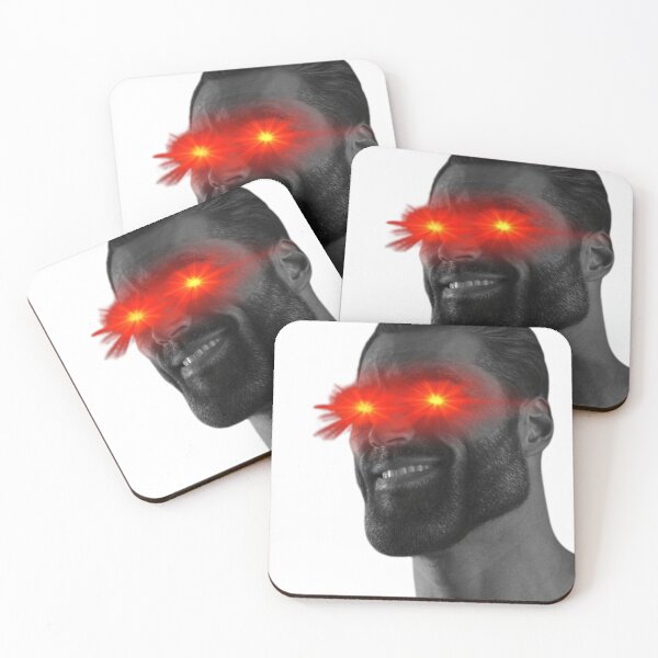 Item preview, GigaChad Laser Eyes designed and sold by jordanrkid.