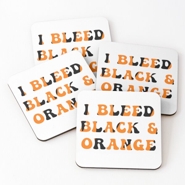 Item preview, I Bleed Black & Orange designed and sold by haldoodles18.