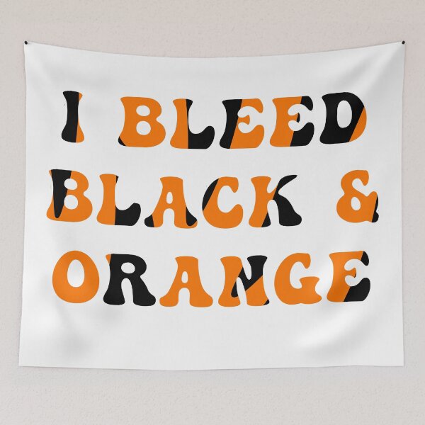 Item preview, I Bleed Black & Orange designed and sold by haldoodles18.