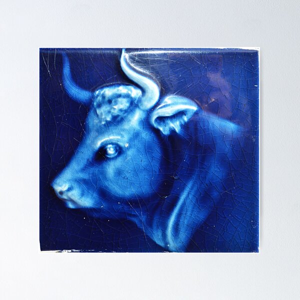 Item preview, Bull on the tile designed and sold by Kerry LeBoutillier.
