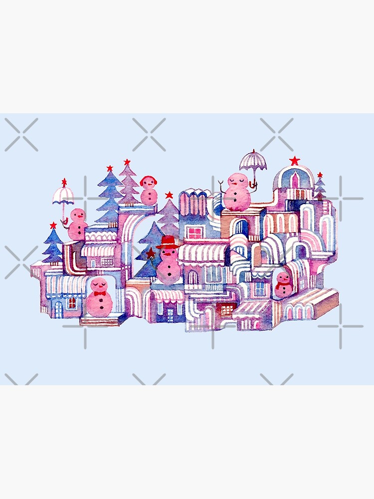 Snowman Town No.3 by whya