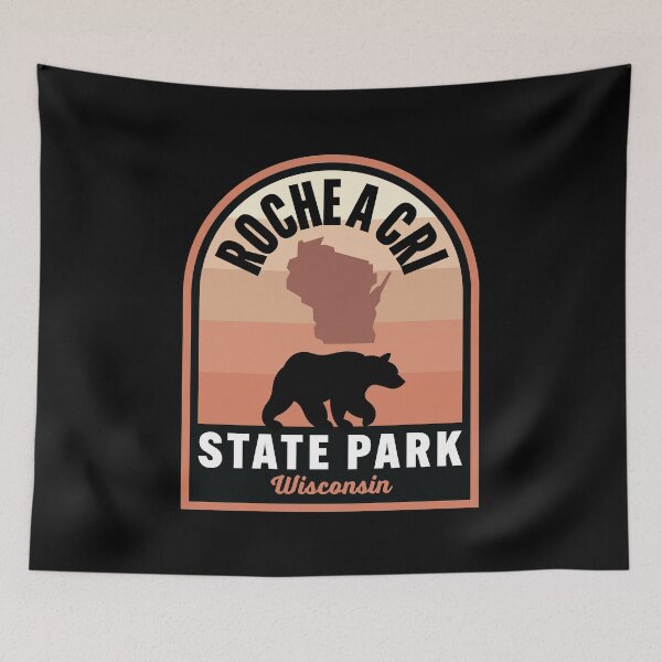Item preview, Roche a Cri State Park WI Bear designed and sold by HalpinDesign.
