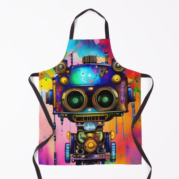Item preview, Cute adorable colorful robot designed and sold by REALDesign-Shop.