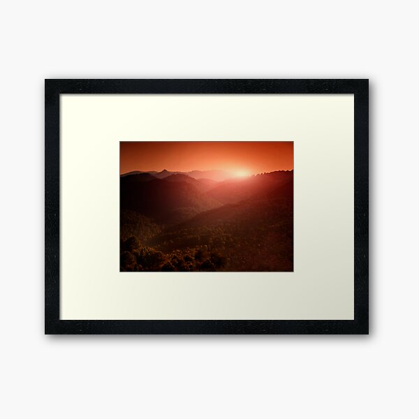 evening Framed Art Print