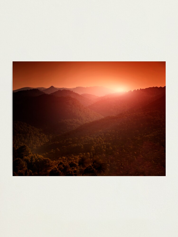 Alternate view of evening Photographic Print
