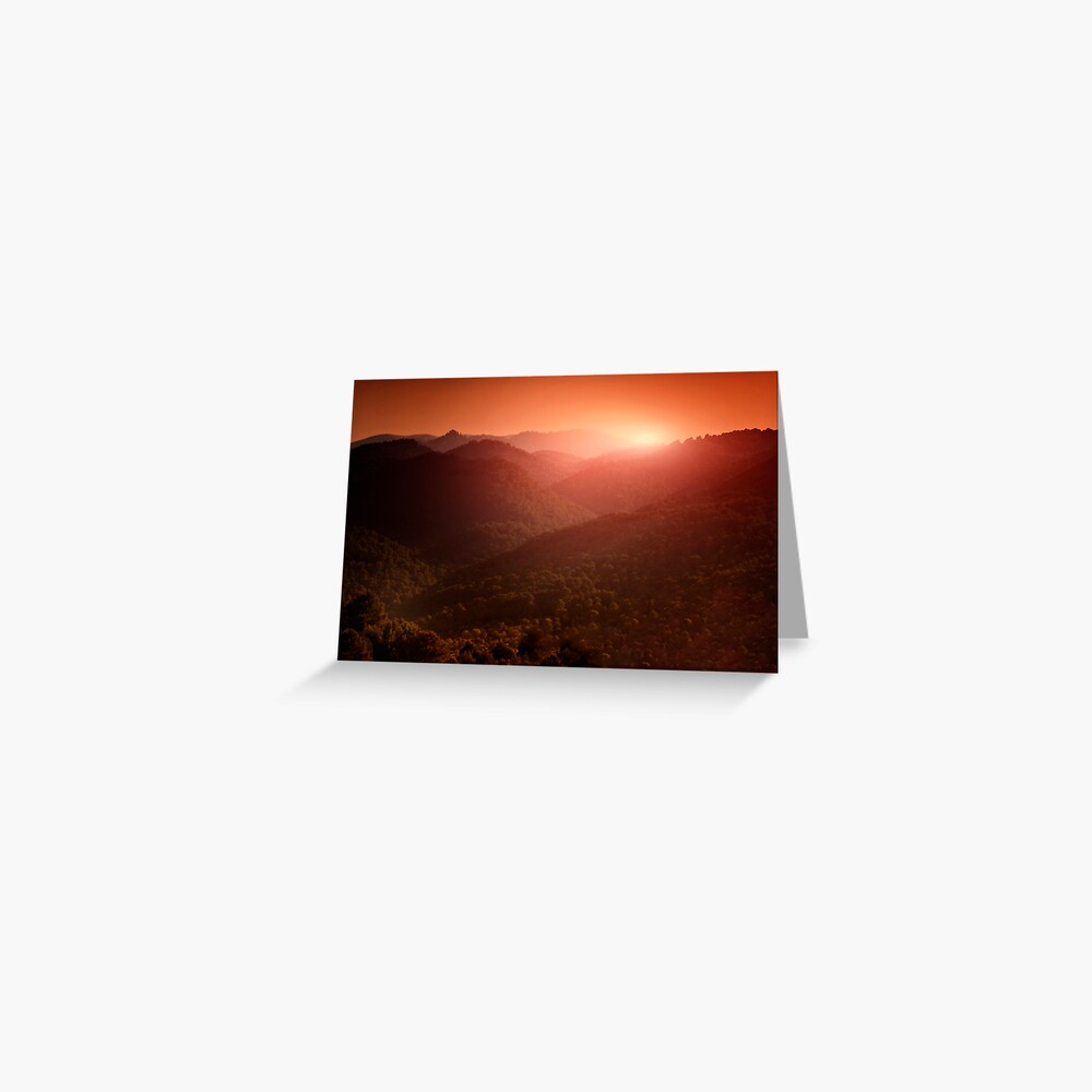 evening Greeting Card