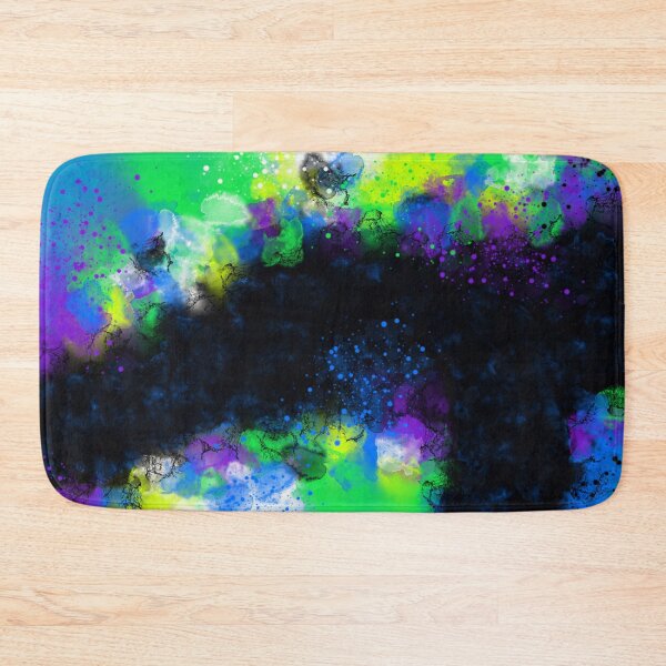 Item preview, In Living Color - Blue Purple Green Yellow Abstract designed and sold by Joey Santiago.