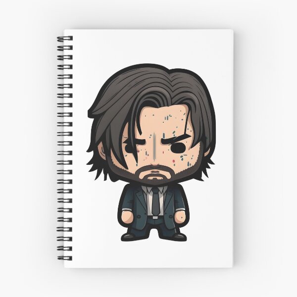 Item preview, John Wick - Cartoon Funkopop style designed and sold by AgitProPrints.