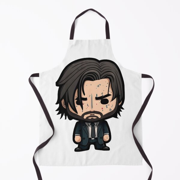 Item preview, John Wick - Cartoon Funkopop style designed and sold by AgitProPrints.