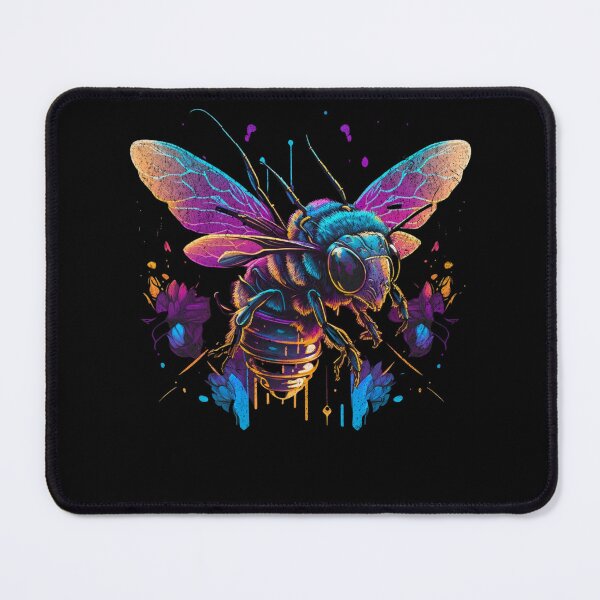 Item preview, Honey Bee Synthwave designed and sold by WhistlingSnail.