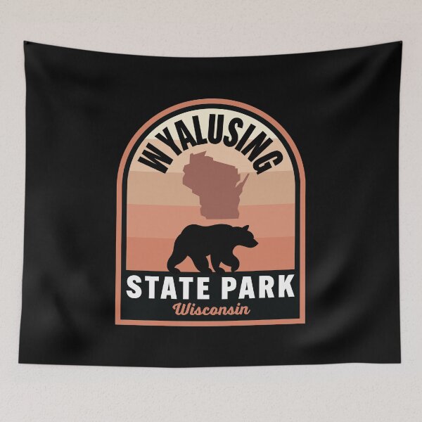 Item preview, Wyalusing State Park WI Bear designed and sold by HalpinDesign.