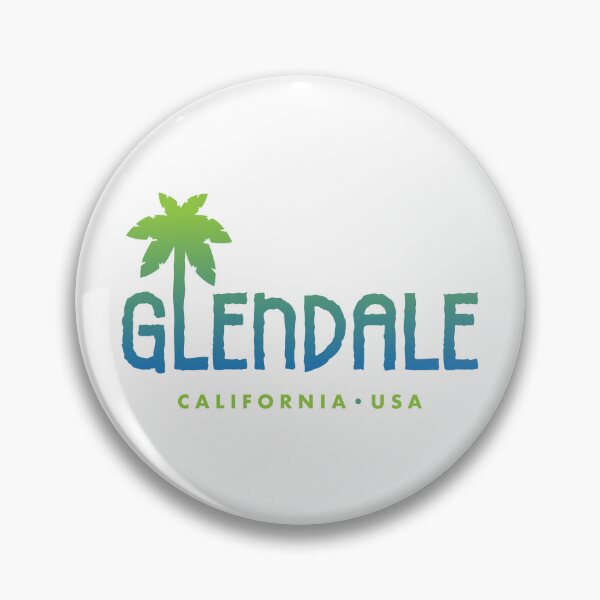 Item preview, Glendale California Typographic Palm Tree Design designed and sold by Futurebeachbum.