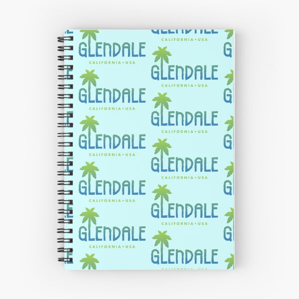 Item preview, Glendale California Typographic Palm Tree Design designed and sold by Futurebeachbum.