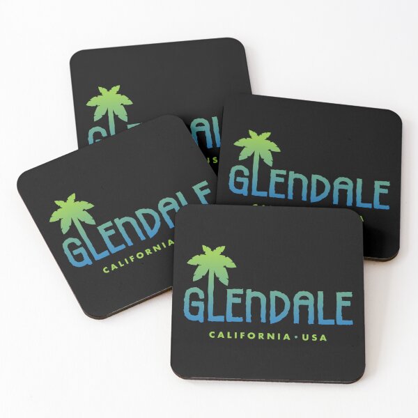 Item preview, Glendale California Typographic Palm Tree Design designed and sold by Futurebeachbum.