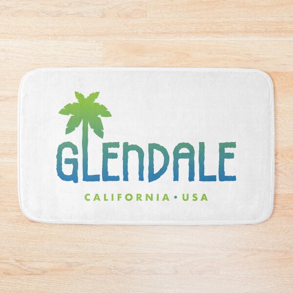 Item preview, Glendale California Typographic Palm Tree Design designed and sold by Futurebeachbum.