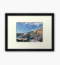 la mia bella ITALIA - CAMOGLI E IL SUO PORTICCIOLO-EUROPA-MONDO - VETRINA RB EXPLORE APRILE 2013 - Framed Print