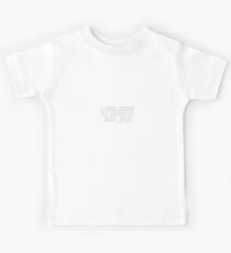 Darth Jar Jar (white, outline) Kids Tee