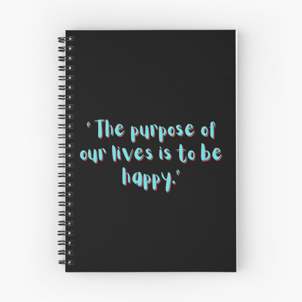 Item preview, "The purpose of our lives is to be happy." designed and sold by motivationhood.