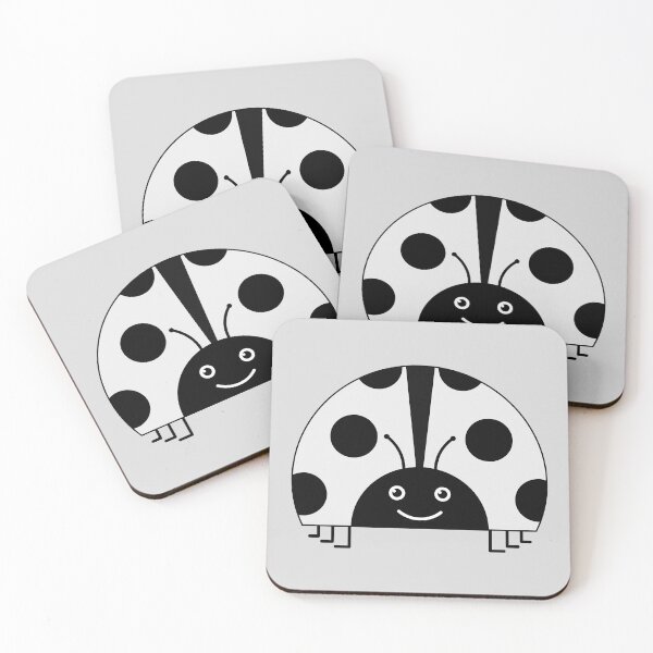 Item preview, White Lady Beetle designed and sold by NoodleBerry Designs.
