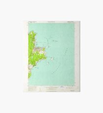 Massachusetts USGS Historical Topo Map MA Rockport 350502 1960 24000 Art Board