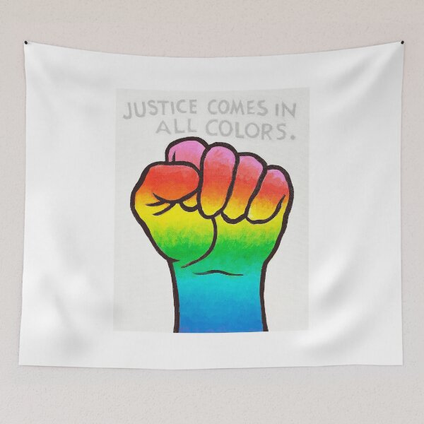 Item preview, Justice Comes in All Colors designed and sold by DFriedmanHawaii.