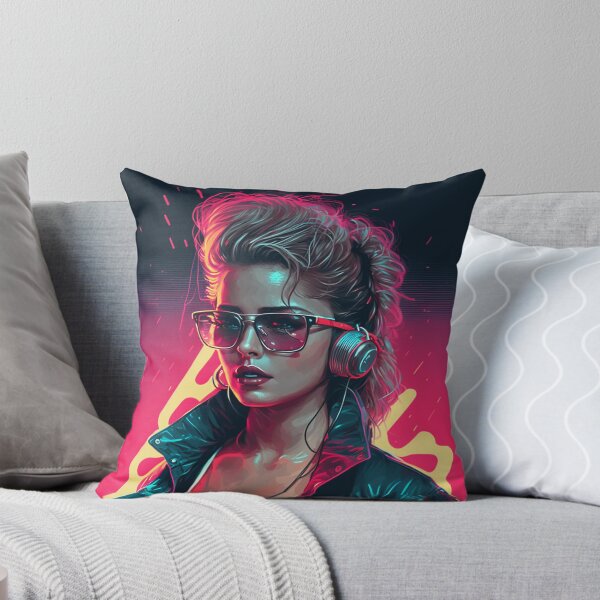 Item preview, 80s Synthwave Party Girl designed and sold by RESToRAPTOR.