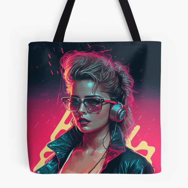 Artikelvorschau, 80er Synthwave Partygirl entworfen und verkauft von RESToRAPTOR.