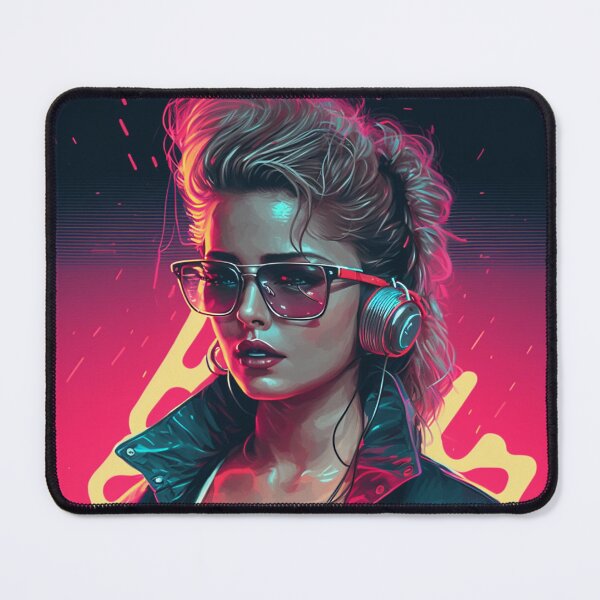 Item preview, 80s Synthwave Party Girl designed and sold by RESToRAPTOR.