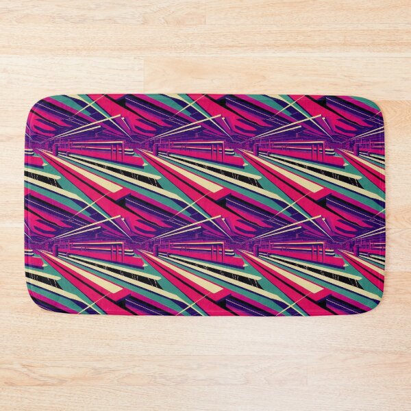 Item preview, Vaporwave LED Light Tech - 3D Pattern designed and sold by Fine Prints.