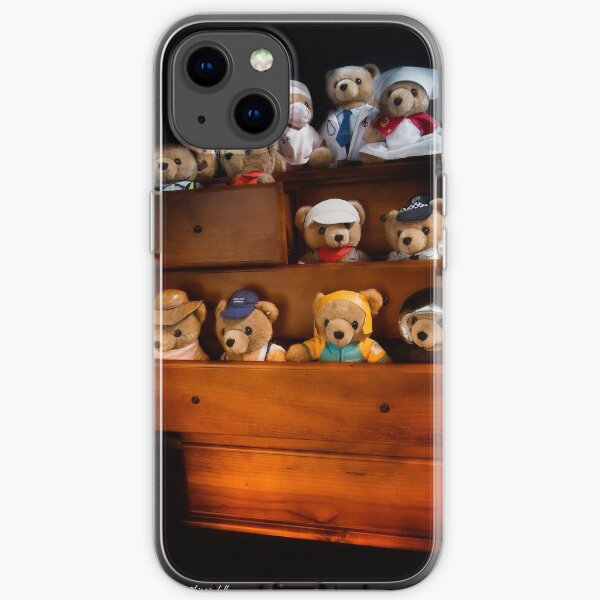 Teddies having fun 061 iPhone Soft Case
