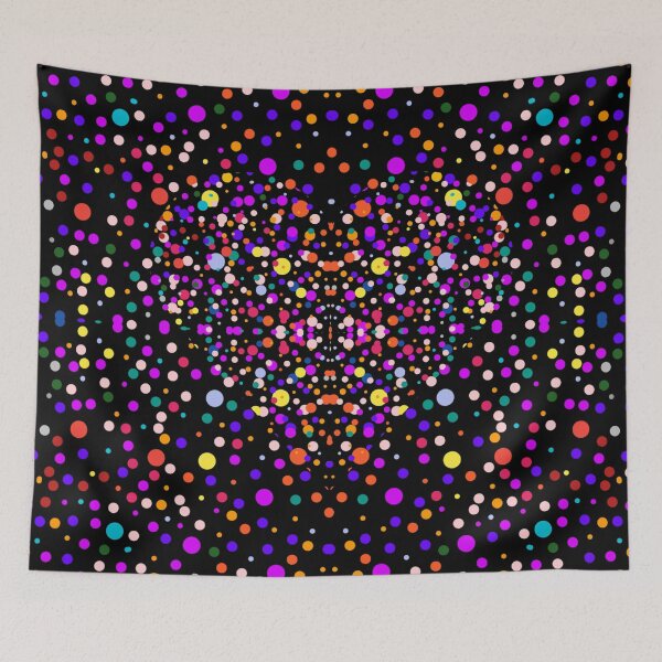 Item preview, Repeating colorful polka dot pattern designed and sold by Fortysious45.