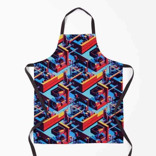 Item preview, LED Light Mechanical Tech - 3D Pattern designed and sold by Fine Prints.